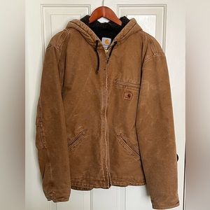 Mens Carhartt hooded jacket.
